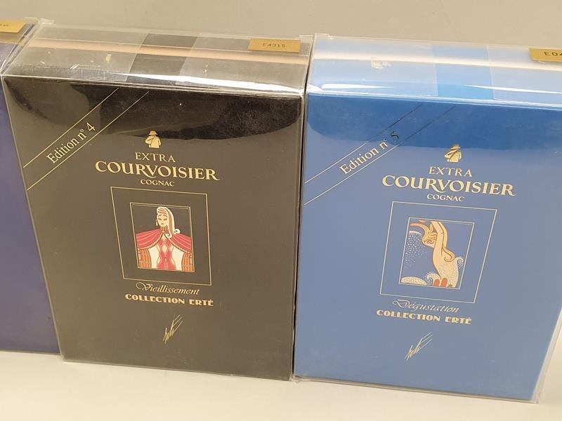 Courvoisier Cognac Complete Erte Collection. Edition No 1 - No 8. All sealed with seven boxed. - Image 4 of 15