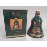 Bells Old Scotch Whisky Porcelain Christmas Decanter 1994, sealed and boxed.