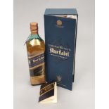 Johnnie Walker Blue Label Blended Scotch Whisky - 70cl. Bottle No. 249972 JW. With Box.