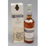 Cragganmore 12Y SIngle Highland Malt Scotch Whisky. 70cl boxed.