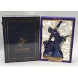 Remy Martin Centaure Limoges 1980's Blue Porcelain Decanter 70cl sealed and boxed.