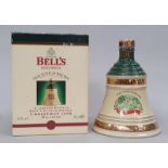 Bells Old Scotch Whisky Porcelain Christmas Decanter 1998, sealed and boxed.