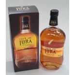 Isle of Jura 10Y Single Malt Scotch Whisky 70cl boxed.