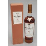The Macallan 10Y Single Malt Highland Scotch Whisky in Presentation box - 700ml.