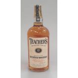 Teacher's Highland Cream Old Scotch Whisky 1L.