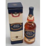 Glen Moray 12Y Single Speyside Malt Scotch Whiskey.