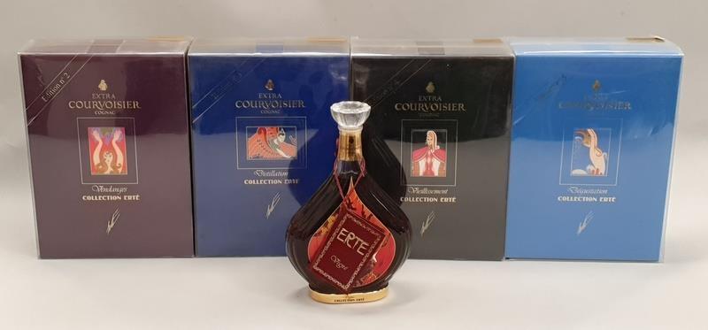 Courvoisier Cognac Complete Erte Collection. Edition No 1 - No 8. All sealed with seven boxed. - Image 2 of 15