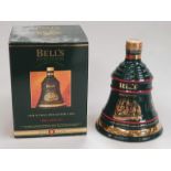 Bells Old Scotch Whisky Porcelain Christmas Decanter 1994, sealed and boxed.