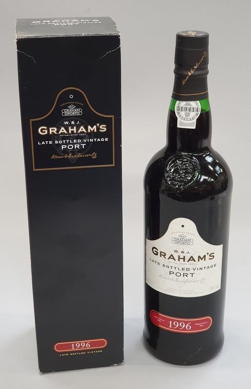 W&J Graham's Late Bottled Vintage Port 1996. Bottled 2002. 75cl boxed.