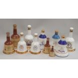11 Unboxed Bell's Wade Whisky Decanters. All Sealed.