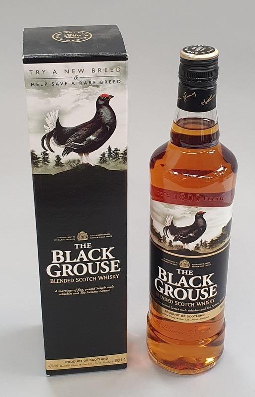 The Black Grouse Blended Scotch Whisky 70cl boxed.