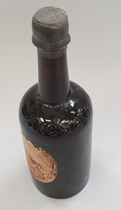 A bottle of Antique King's Ale sealed together with a bottle of Courage 1945 ale sealed. - Image 2 of 2