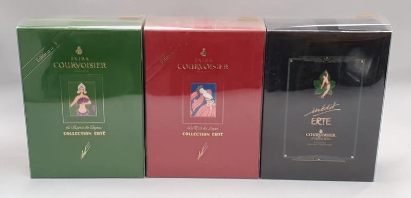 Courvoisier Cognac Complete Erte Collection. Edition No 1 - No 8. All sealed with seven boxed. - Image 5 of 15