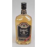 Label 5 Blended Scotch Whisky: Classic Black. 1L.