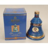 Bell's Extra Special Old Scotch Whisky Porcelain Wade Decanter to Commemorate the 75th Birthday of