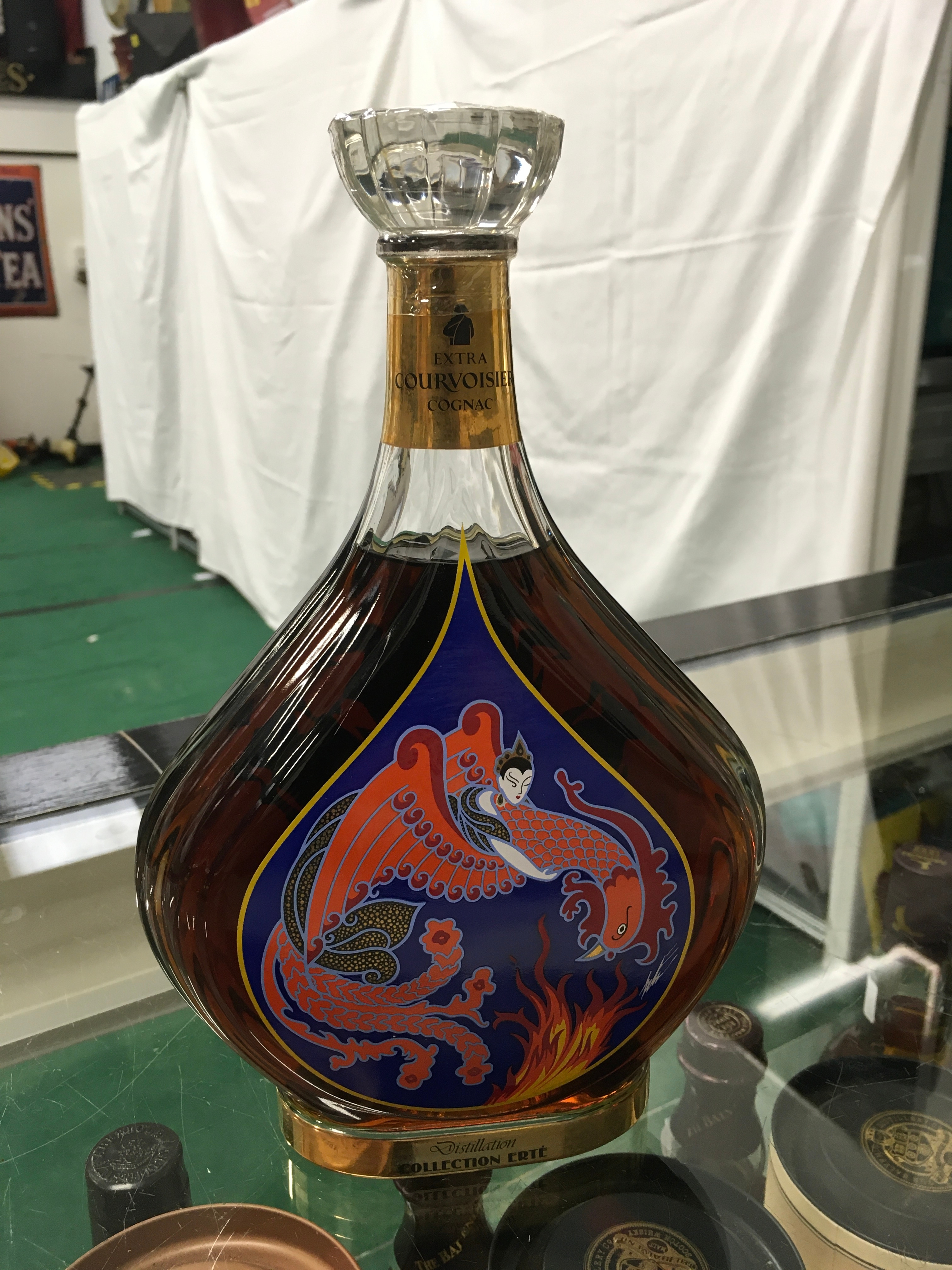 Courvoisier Cognac Complete Erte Collection. Edition No 1 - No 8. All sealed with seven boxed. - Image 11 of 15