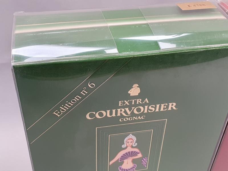 Courvoisier Cognac Complete Erte Collection. Edition No 1 - No 8. All sealed with seven boxed. - Image 6 of 15