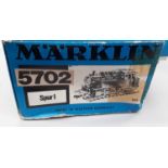 Marklin Gauge 1 Ref.5702 0-6-0 Tank Loco DMEB green and black No.12, 2-Rail Electric, boxed.