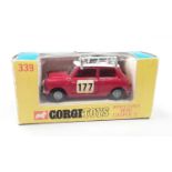 Corgi 339 BMC Mini Cooper S "Rallye Monte Carlo" - red including interior, white roof with chrome