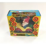 Corgi 801 "Noddy's" Car - yellow, red, with "Noddy, Big Ears and Grey Face Golly" figures