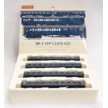 Hornby (China) OO Gauge R2946 BR 4 VEP Class 423 EMU Train Pack with power and dummy Trailer Cars