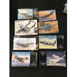 Eight model kits by various makers to include Classic Airframes Boulton-Paul Defiant, Special