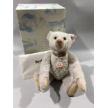 Steiff Bastian The Nostalgia Teddy Bear, white tag 036828, LE 1500, 2010, cream alpaca, with chest