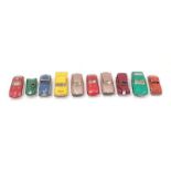 Matchbox regular wheels mainly Jaguar group to include 41b Type D - Green, 32a XK140 - Light Red,