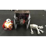 Stars Wars: First Order Special Forces Tie Fighter with box, Deluxe BB-8 Big-Figs in box