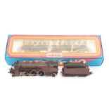 Marklin HO steam locomotive - 3111 4-6-2 Belgium Type 59 together with 4028 Railcar in box.