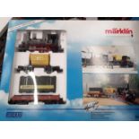 Marklin Gauge 1 (Modern) 54407 Tank Goods Set consisting of an 0-4-0 MEB Tank Locomotive 987505,