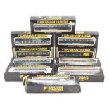 10 x Graham Farish N Gauge boxed coaches. Generally appear Excellent in generally Good to Good