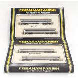 2 x Graham Farish N Gauge 0887 Class 158 2 Dummy Car Set. Appears Excellent in Good boxes.