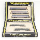 2 Graham Farish N Gauge sets - 8748 Class 159 3 Car Set (1Motor + 2 Duumy) and 8135 2 Car 57ft