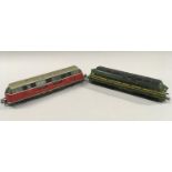 2 Marklin HO diesel locomotives: 3066 Class 204 and 3021 V200006, unboxed.