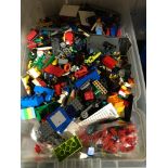 A large quantity of Lego.