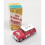 Corgi 321 BMC Mini Cooper S "Rallye Monte Carlo" - red including interior, white autographed roof,