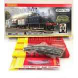 Hornby OO Gauge Somerset Belle Digital Train set together with Hornby Extension Pack B,C, and E, 2