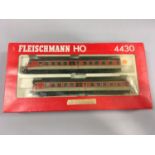 Fleischmann HO 2 x DB Class 614 2-car Diesel Units 4430, boxed.