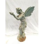 A bird fairy statue (153).
