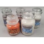 A collection of Yankee Candles ref 24