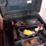 Makita and Bosch power drills with cases. (Ref WP)