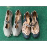 Two pairs of ladies shoes - size 9. (Ref WP)