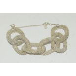 Genuine Links of London silver bracelet. (Ref WP)