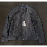 A men's M&S Genuine Leather jacket size XL new with tags. (REF 77).