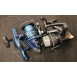 Shakespeare fishing reel together with Overshadow 7000 fishing reel (REF 3).