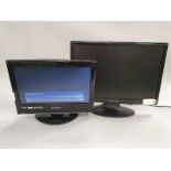A Matsui digital TV we together with a hanns G monitor ref6 ref27