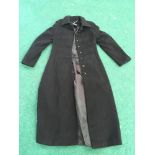 Planet ladies long black coat - size 8. (Ref WP)