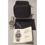 Breitling Aerospace gents titanium and 18ct gold wristwatch. Working with box. (These have been