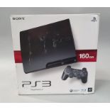 A PS3 Slim in its box (Ref WP)